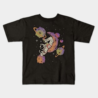 Selfie Spaceman - Astronaut Kids T-Shirt